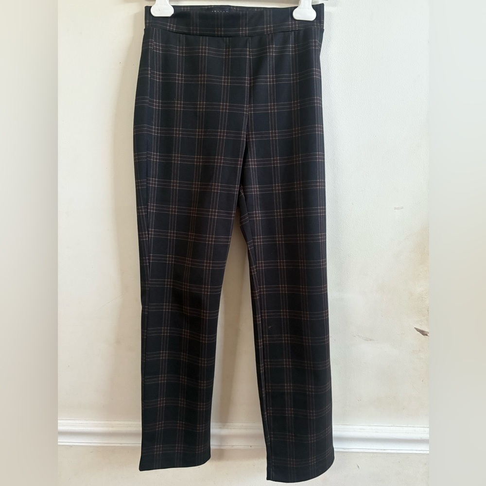 Sanctuary X Anthropologie Gray Plaid Norholt  pants XSmall Womens
